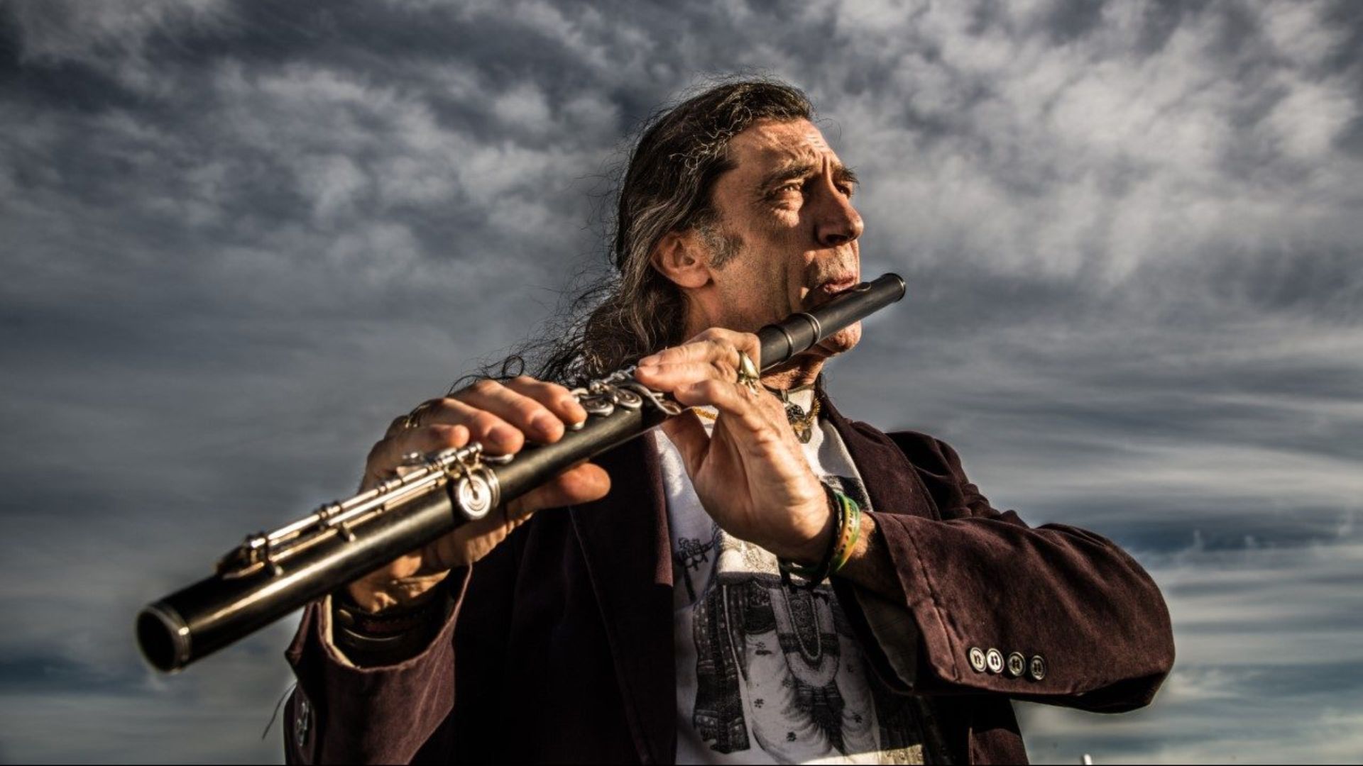 El flautista y saxofonista Jorge Pardo