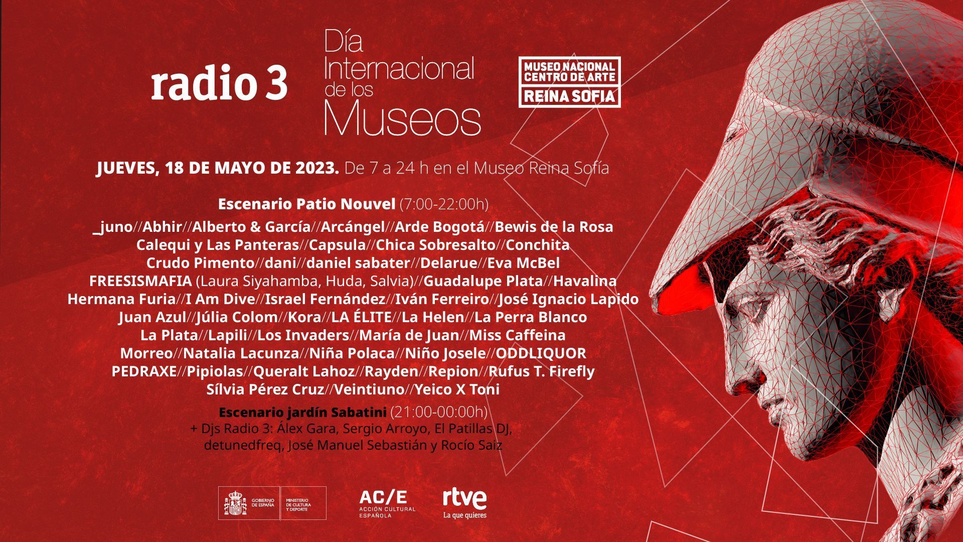 El Museo Reina Sofía y Radio 3 celebran juntos por séptimo año el Día Internacional de los Museos Dia de los museos