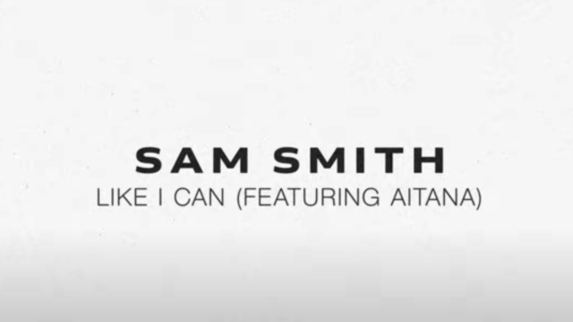 Aitana y Sam Smith unen fuerzas en una versión de "Like I Can" Sam Smith